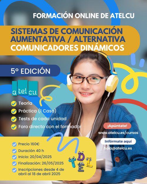 Sistema de comunicación aumentativa / alternativa | Comunicadores dinámicos V Edición